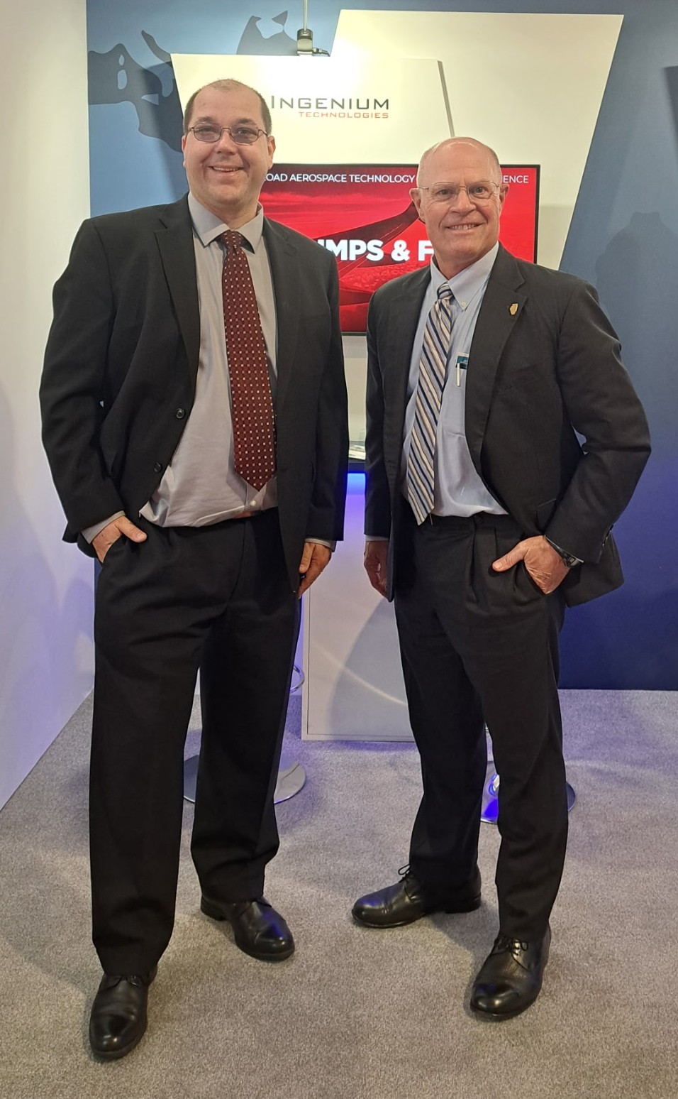 The Ingenium Technologies team at our exhibition booth