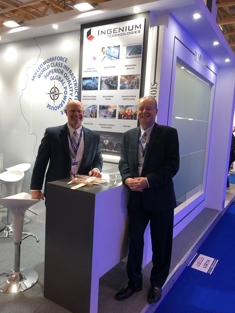The Ingenium Technologies team at our exhibition booth